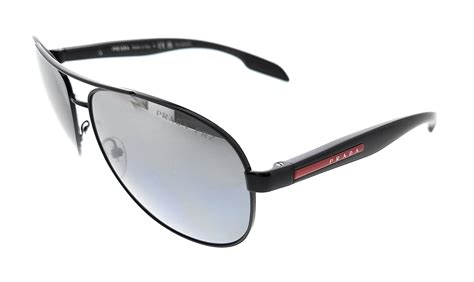 prada linea rossa benbow ps53ps|Prada PS53PS LIFESTYLE Pilot Sunglasses For Men+ BUNDLE .